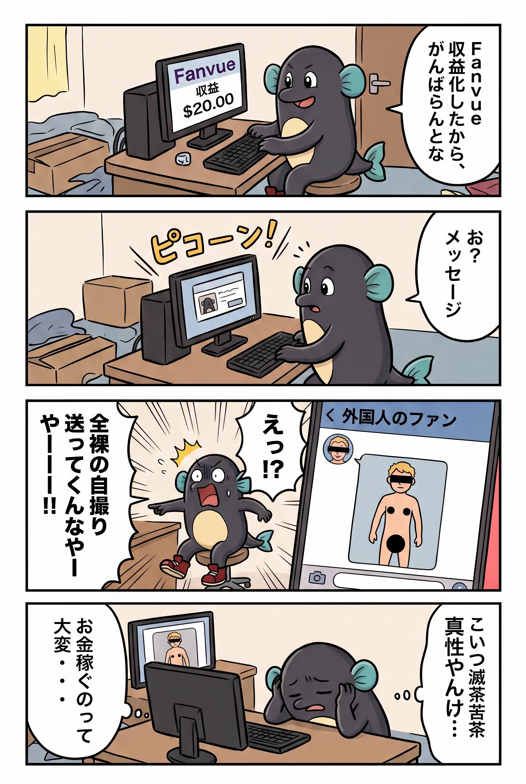 Fanvueダッシュボードの成果